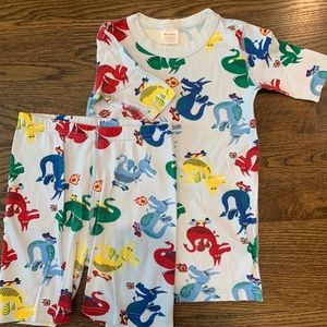 Hanna Andersson Short John Pajamas - 150 cm/US 12